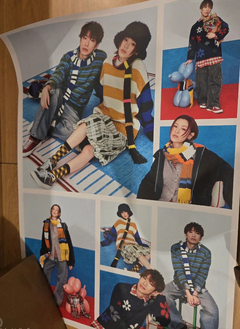 GU 2026 Fall Winter Collection Featuring Kaho & Panther Poster #陳蕾 #洪嘉豪 ...