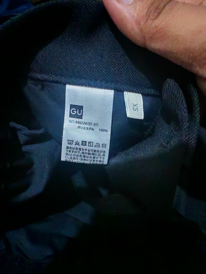 GU Black Polyester Pants Size XS (Category: Trousers) located in Marikina City. Submitted by ryangoyala80702 (Listing ID 1469735521, Image 2). Description: - Brand: GU - Color: Black - Size: XS - Material: 100% lightweight polyester -40 Inches length.
