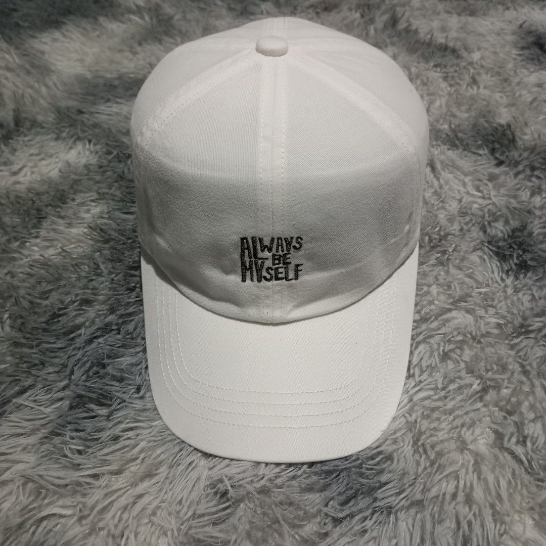 GU cap always be myself (Category: Activewear) located in Cebu City. Submitted by sukitriftshop474747 (Listing ID 1469752057, Image 1). Description: Excellent condition No issue Size Medium Colorate 10/10 Authentic.