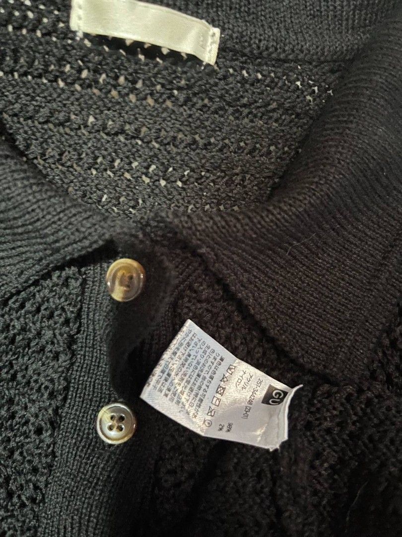 GU Openwork Polo Sweater Short Sleeves (L) (Category: Shirts) located in Manila. Submitted by jpnbrandedcollection (Listing ID 1469676127, Image 3). Description: For sale ‼️‼️ GU OPENWORK POLO SWEATER (SHORT SLEEVE) Size:Large on tag 350 only Excellent condition 10/10 Color rate Mop gcash ship jnt Pampangga Thank you admin ♥️♥️.