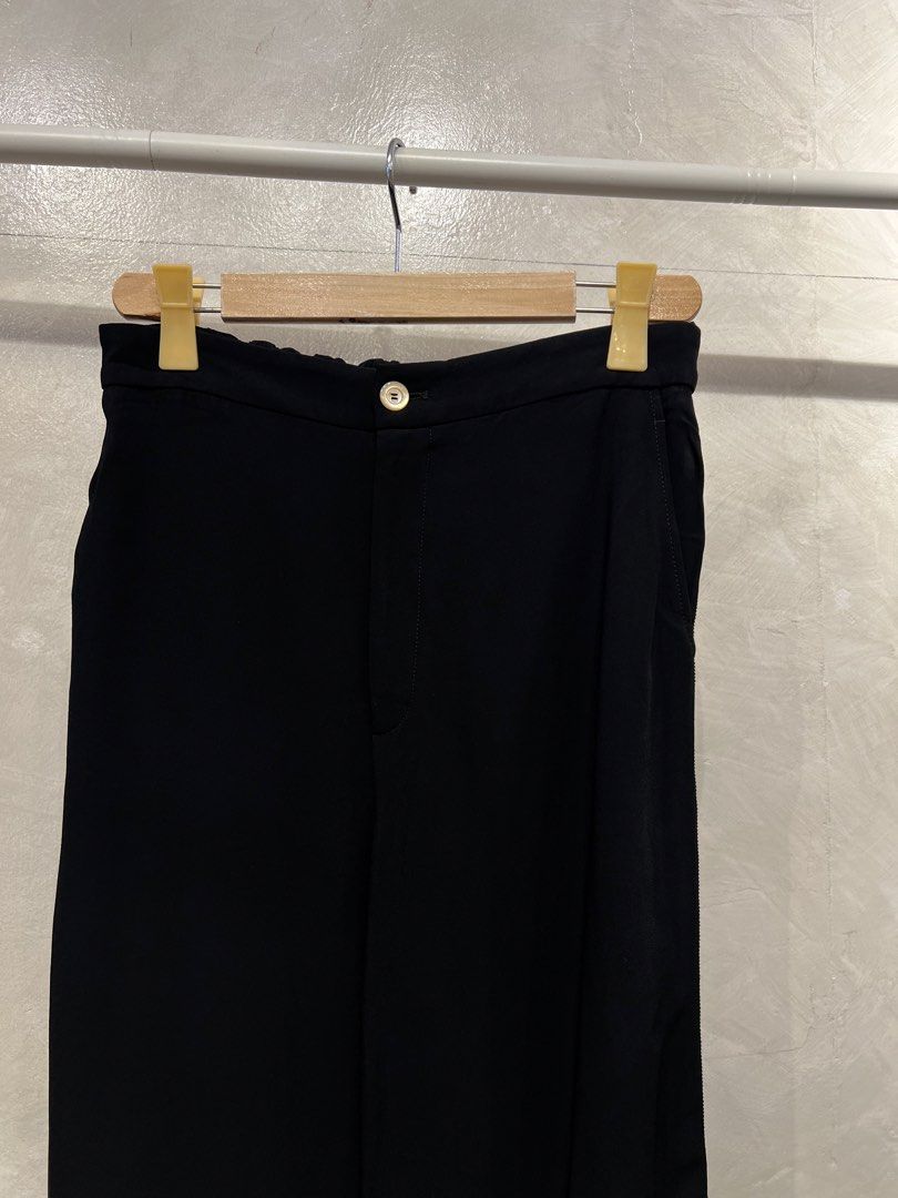 Gucci - Striped Rayon Wide Leg Pants (Category: Other Bottoms) located in Quezon City. Submitted by cityboycrates_ph (Listing ID 1469647055, Image 3). Description: Size: 46 Material: Viscose Made In: Italy Condition: Excellent Color rate: 9.5/10 Issue: None Exact metrics shared upon inquiry. Take a quick moment to double-check the size & condition. Once an order is placed and confirmed, we may not be able to make changes or offer cancellations/re