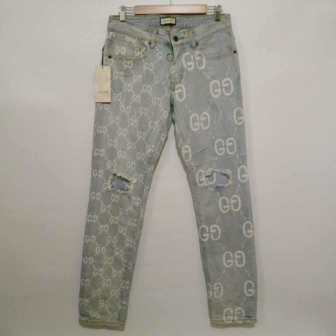 GUCCI JEANS (Category: Jeans) located in Ozamiz City. Submitted by 2nd.sight (Listing ID 1469671931, Image 1). Description: *needs wash fresh from bale (seen on pics) size: 30 w: 30 l: 40.5 hem: 6.5.