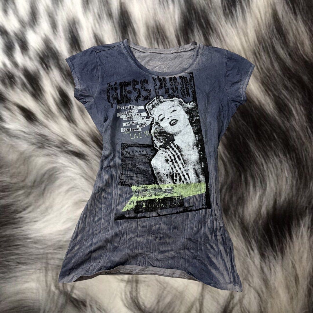 Guess top (Category: Shirts) located in Manila. Submitted by clouddx (Listing ID 1469593638, Image 1). Description: Fits medium - large.