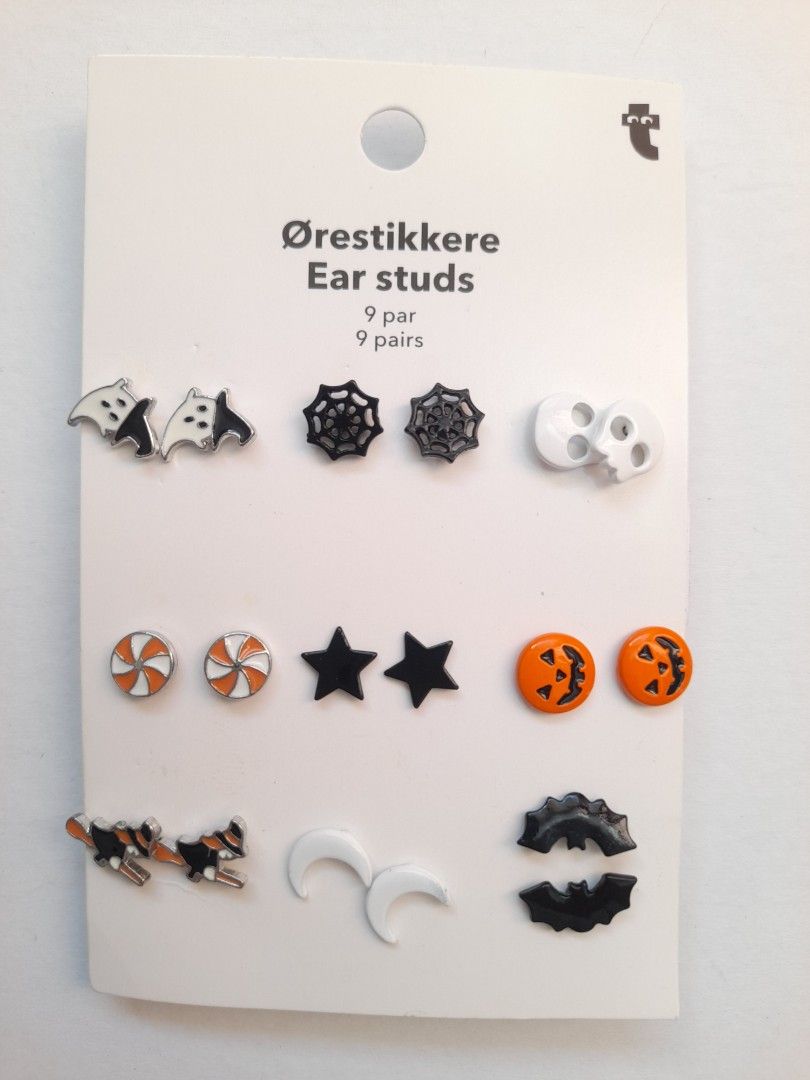 Halloween Edition 9 Sets Earrings Flying Tiger (Category: Earrings) located in Cavite. Submitted by risingsunonlineshop (Listing ID 1469642225, Image 3). Description: Brand new what you see is what you get 9 sets of Earrings Halloween Edition.