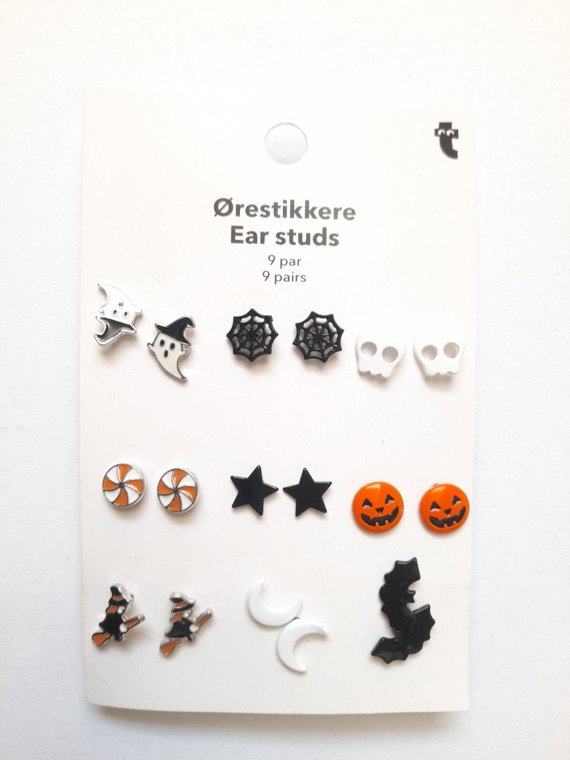 Halloween Edition 9 Sets Earrings Flying Tiger (Category: Earrings) located in Cavite. Submitted by risingsunonlineshop (Listing ID 1469642225, Image 1). Description: Brand new what you see is what you get 9 sets of Earrings Halloween Edition.