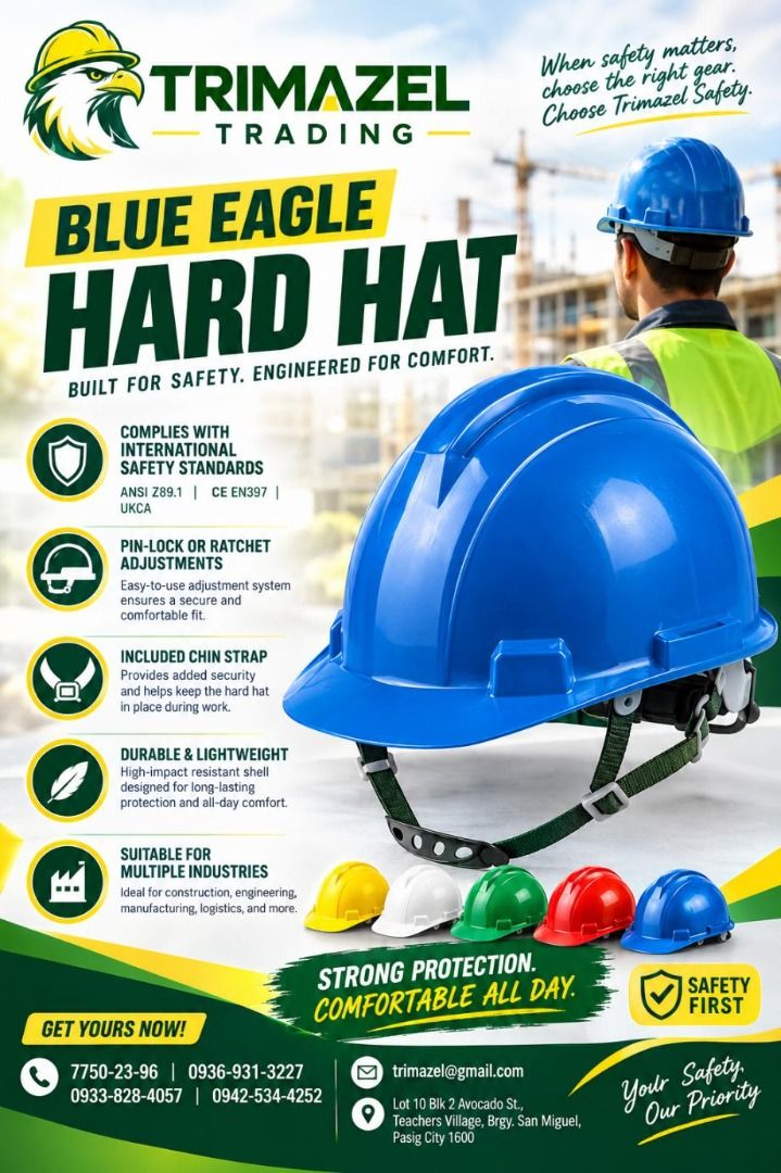 HARD HAT (Category: Looking For) located in Paranaque City. Submitted by buynowbilikanow (Listing ID 1469583599, Image 1). Description: ✅ Guaranteed lowest price ✅ Quality products ✅ Big discount for bulk orders ✅ 100% LEGIT TRUSTED SUPPLIER! ✅ With Complete Legal Documents ✅ BIR Registered We Supply All Kinds Of PPE Supplies, Raincoat, Hard Hat, Cooler Box, Plastic Trash Bin, Road Barriers, Kayak Boats, Crystal Kayak, Traffic Cone, T-Bollards & 