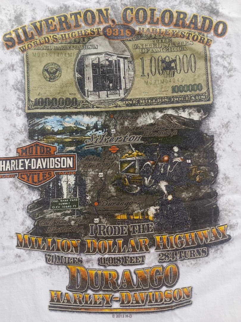 Harley Davidson (Category: Announcements) located in General Santos City (Dadiangas). Submitted by heneralsantosthrift (Listing ID 1469598352, Image 3). Description: Fs ❗ Harley Davidson size 2xL issue: Holes ,stain.