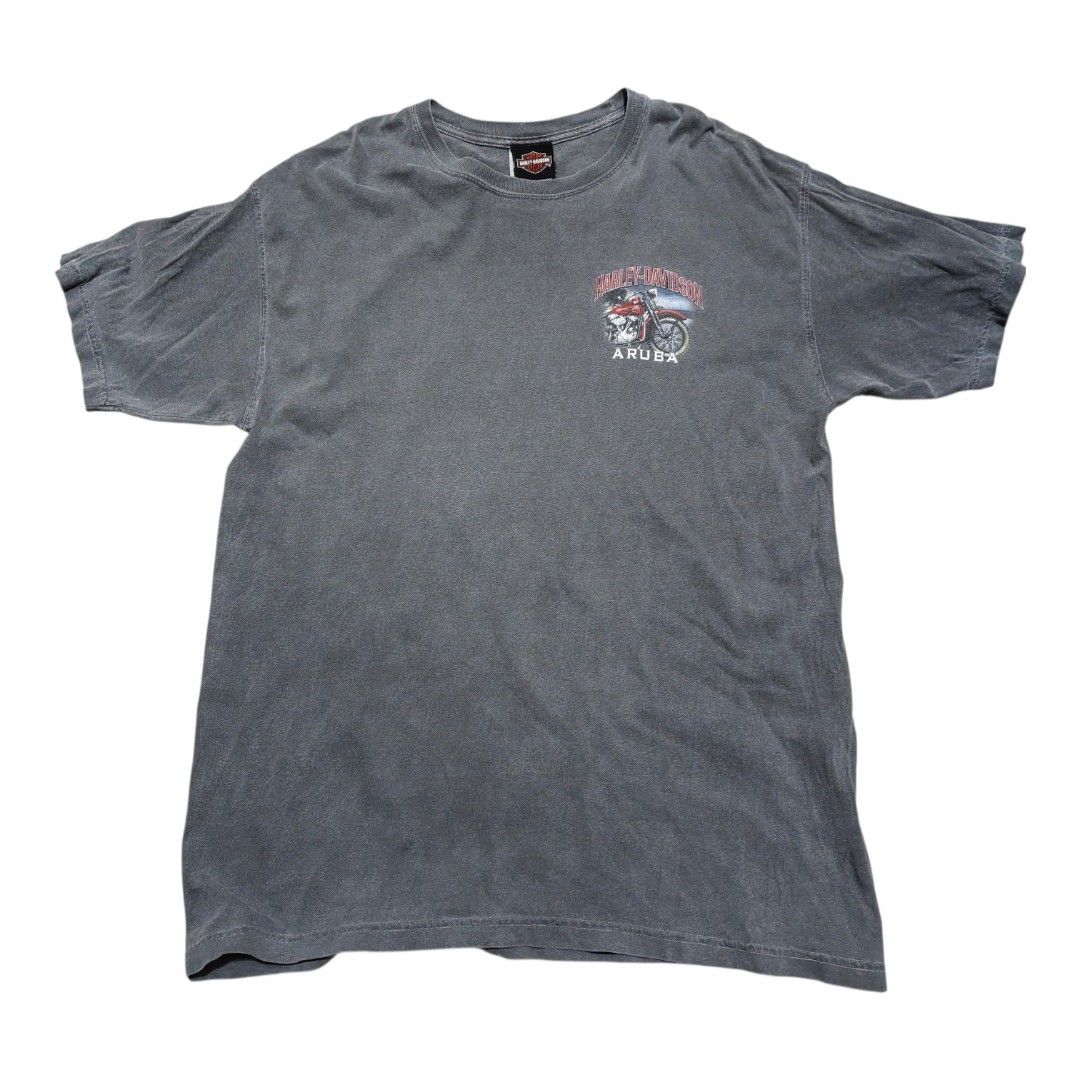 Harley Davidson Mullet type shirt (Category: Tshirts & Polo Shirts ) located in Manila. Submitted by sigma.vtg (Listing ID 1469663939, Image 1). Description: graphic fade, hairlines.