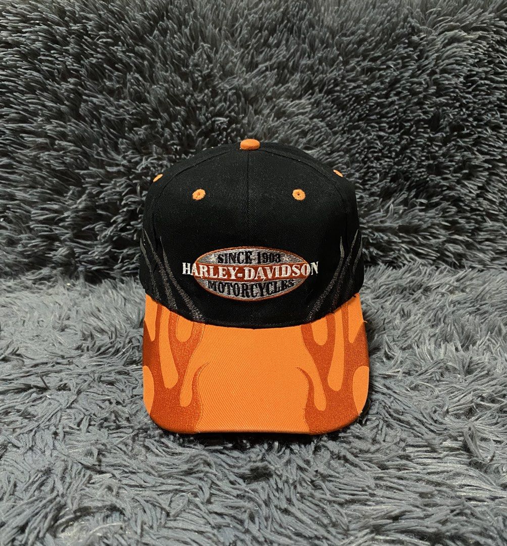 Harley davidson x jack Daniel’s close cap (Category: Announcements) located in Pozorrubio. Submitted by thrifttownph (Listing ID 1469581219, Image 1). Description: Harley davidson x jack daniels closecap Size:medium to large No issues Color rate:9.8/10 Good condition Price:📥📨 Loc:pangasinan📌.