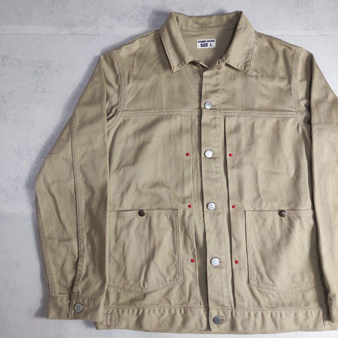 Harriss Loafers Work Jacket (Category: Coats, Jackets and Outerwear) located in Bulacan. Submitted by thriftlockerph (Listing ID 1469584258, Image 3). Description: Size: L Dimension: 26.5L 21W Condition: 9/10.