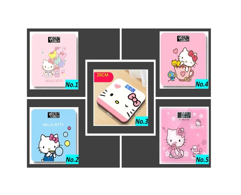 Hello Kitty Digital Body Weight Scale Electronic Bathroom Scale / Hello ...