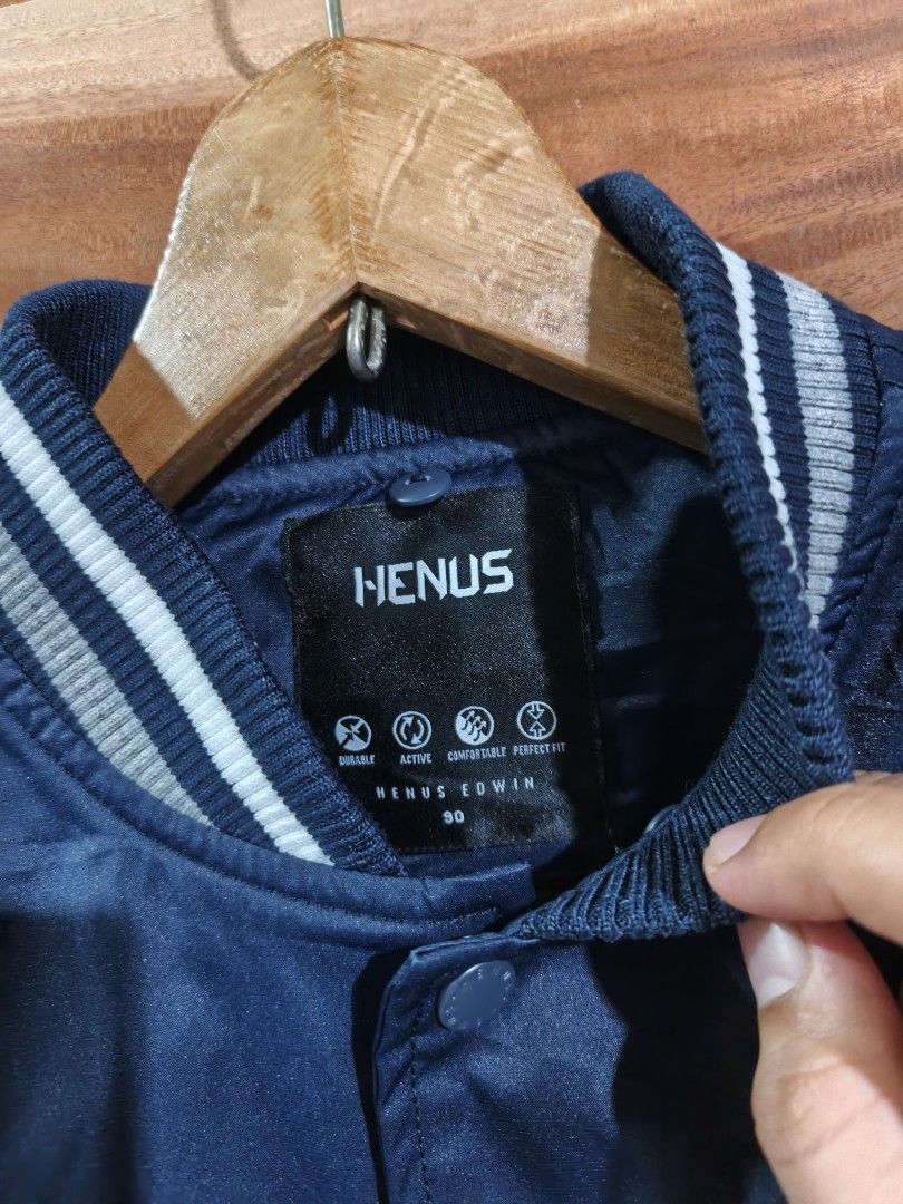 HENUS EDWIN BOMBER JACKET (Category: Coats, Jackets and Outerwear) located in Tagum. Submitted by danelle_closet1106 (Listing ID 1469756693, Image 3). Description: AS NEW SIZE:SMALL READY TO USE NO ISSUE.