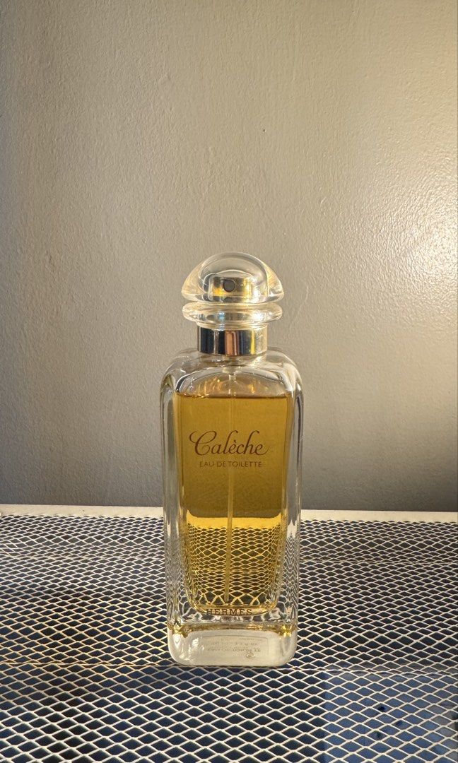 Hermes Caleche Eau De Toilette (Category: Fragrance & Deodorants) located in Pasig City. Submitted by joztselling (Listing ID 1469637728, Image 1). Description: Location: Pasig City No box 85-90ml/100 Remaining Natural spray Made in france .