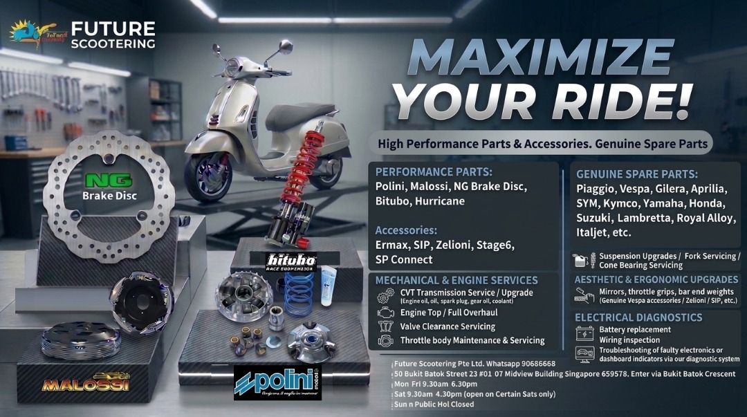Honda PCX ADV Forza Silverwing Genuine Honda Spare parts (CVT ...