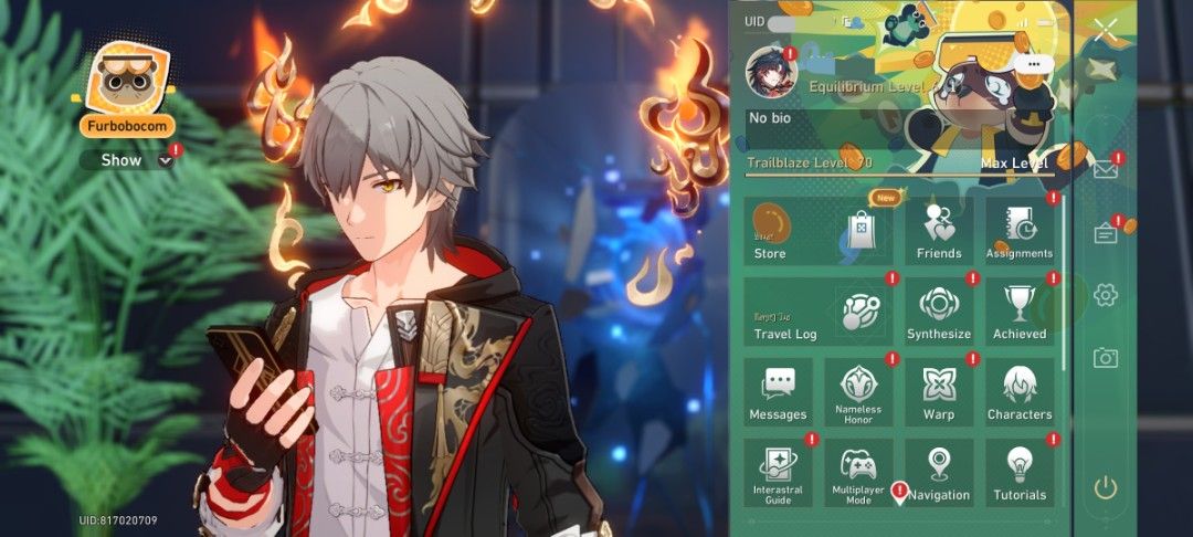 Honkai Star Rail Endgame Account (Category: Game Gift Cards & Accounts) located in Pasay City. Submitted by mahoraga78951 (Listing ID 1469633662, Image 1). Description: - Trailblaze Level 70 Endgame Account - Packed with top-tier Level 80 characters: Himeko, Black Swan, Sparkle, Dan Heng Imbibitor Lunae (DHIL), Acheron, and Kafka - Fully stacked roster, 100% ready for challenging endgame content right away - For more pictures visit the gdrive bel