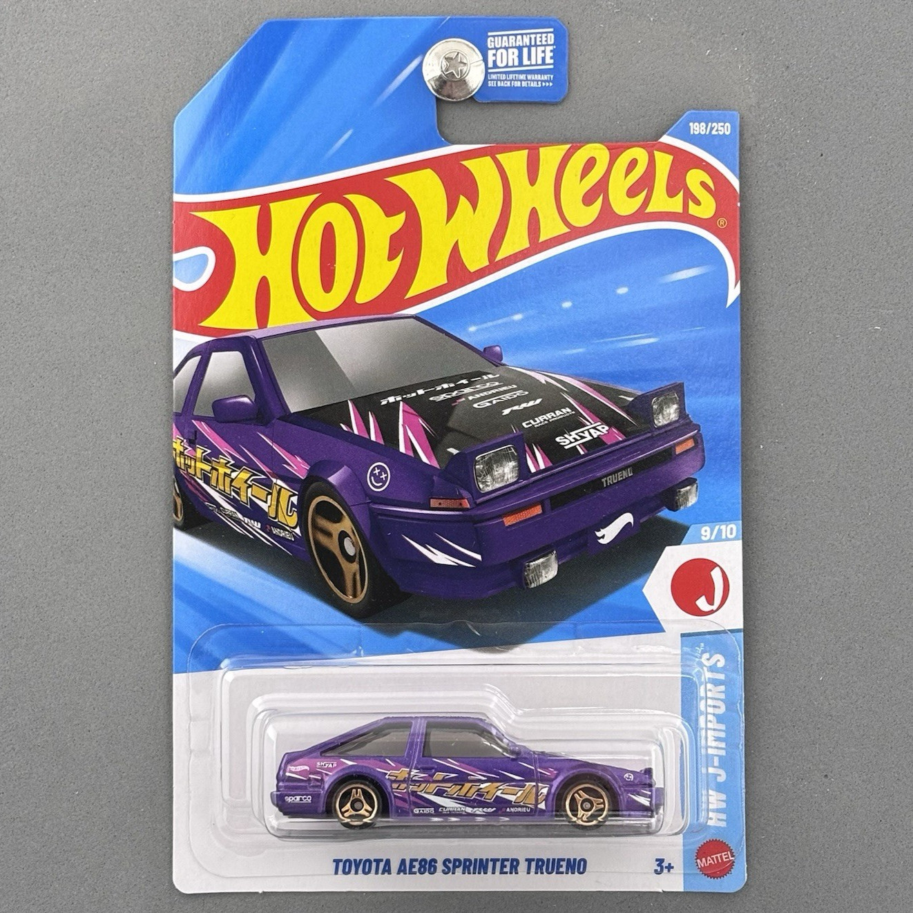 Hot Wheels Toyota AE86 Sprinter Trueno Purple HW J-Imports 9/10 198/250 ...