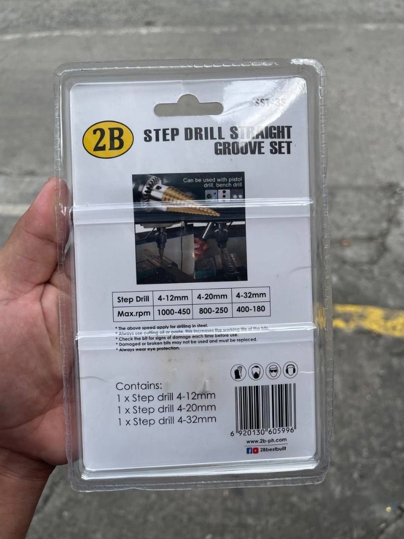 HSS Step Drill Size: 4-32mm (Category: Everything Else Others) located in Manila. Submitted by joeyroque09 (Listing ID 1469581700, Image 3). Description: HSS Step Drill Size: 4-32mm.