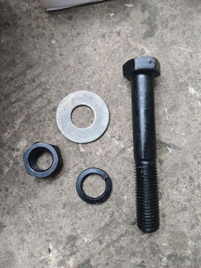 HT Hex Bolt & Nut Specs: M24 x 160 with flat & lock washer (Category: Everything Else Others) located in Manila. Submitted by 09171479278_elsie. (Listing ID 1469635335, Image 3). Description: HT Hex Bolt & Nut Specs: M24 x 160 with flat & lock washer.