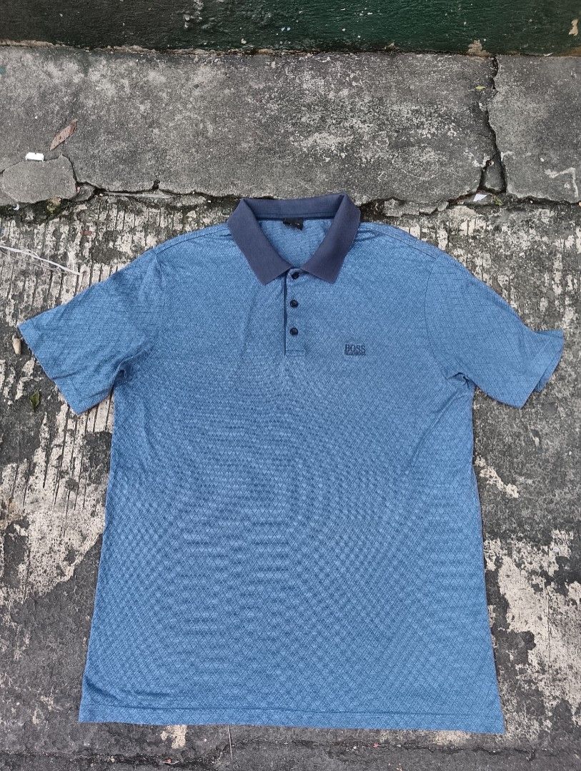 Hugo Boss (Category: Tshirts & Polo Shirts ) located in Manila. Submitted by envy25 (Listing ID 1469573186, Image 1). Description: Hugo Boss Polo Shirt Size 2XL 22x28 Dimension Excellent Condition Collar Line Issue.