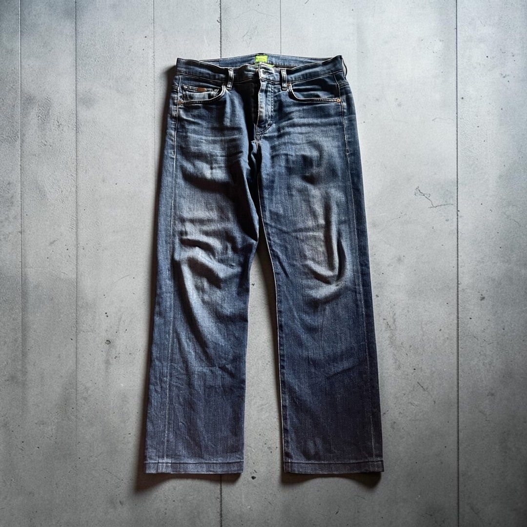 Hugo Boss Regular Cut Pants (Category: Jeans) located in Adams. Submitted by princess.maggie (Listing ID 1469656799, Image 1). Description: Hugo Boss Regular Cut Pants - size 32-34 - 36.5 length - in good condition - no issue.