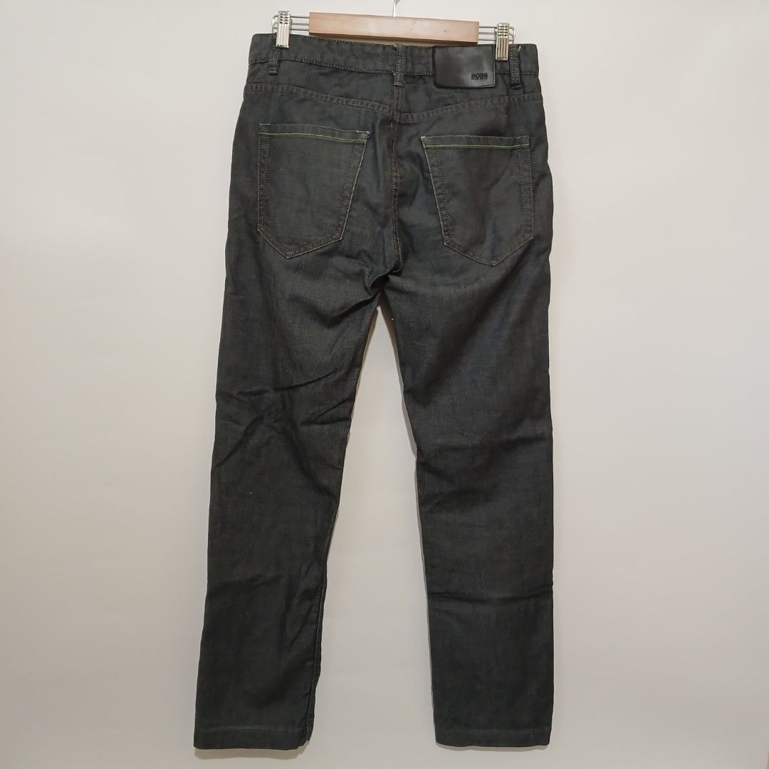 HUGO BOSS REGULAR FIT (Category: Jeans) located in Ozamiz City. Submitted by 2nd.sight (Listing ID 1469672521, Image 2). Description: size: 32x34 on tag w: 32 l: 40.5 hem: 7.5 issue: paint stain(see last 2 pics).