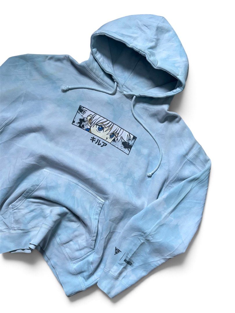 Hypland hunterxhunter tie dye hoodie (Category: Hoodies) located in Meycauayan. Submitted by _trip2thrift.bul (Listing ID 1469658438, Image 1). Description: 23.5x28 Large .