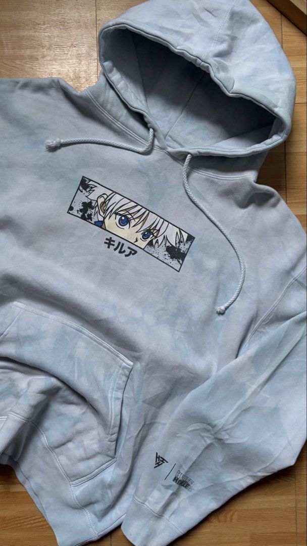 Hypland hunterxhunter tie dye hoodie (Category: Hoodies) located in Meycauayan. Submitted by _trip2thrift.bul (Listing ID 1469658438, Image 2). Description: 23.5x28 Large .