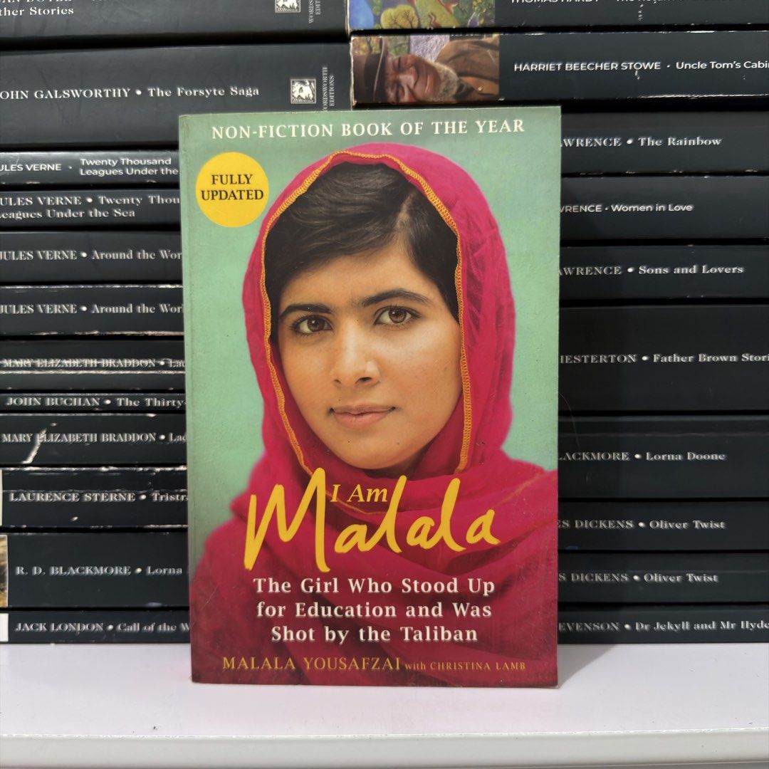 I Am Malala by Malala Yousafzai paperback (Category: Storybooks) located in Lingayen. Submitted by readwjane (Listing ID 1469592043, Image 1). Description: - Title: I Am Malala by Malala Yousafzai with Christina Lamb - Edition: Non-fiction book of the year edition, fully updated - Genre: Memoir / Human Rights - Synopsis: The powerful, inspiring story of the girl who stood up for education and survived being shot by the Taliban - Appearance: Iconi