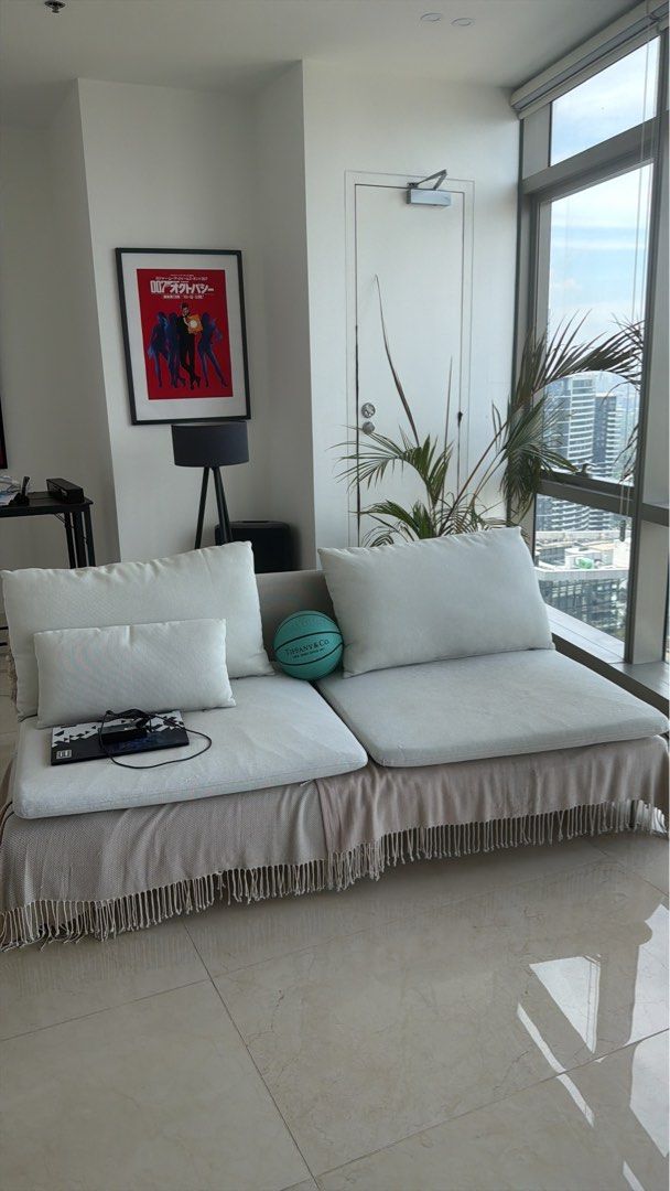 IKEA 2 Seater (Category: Sofas) located in Makati City. Submitted by ownersellerbgc (Listing ID 1469598139, Image 1). Description: .