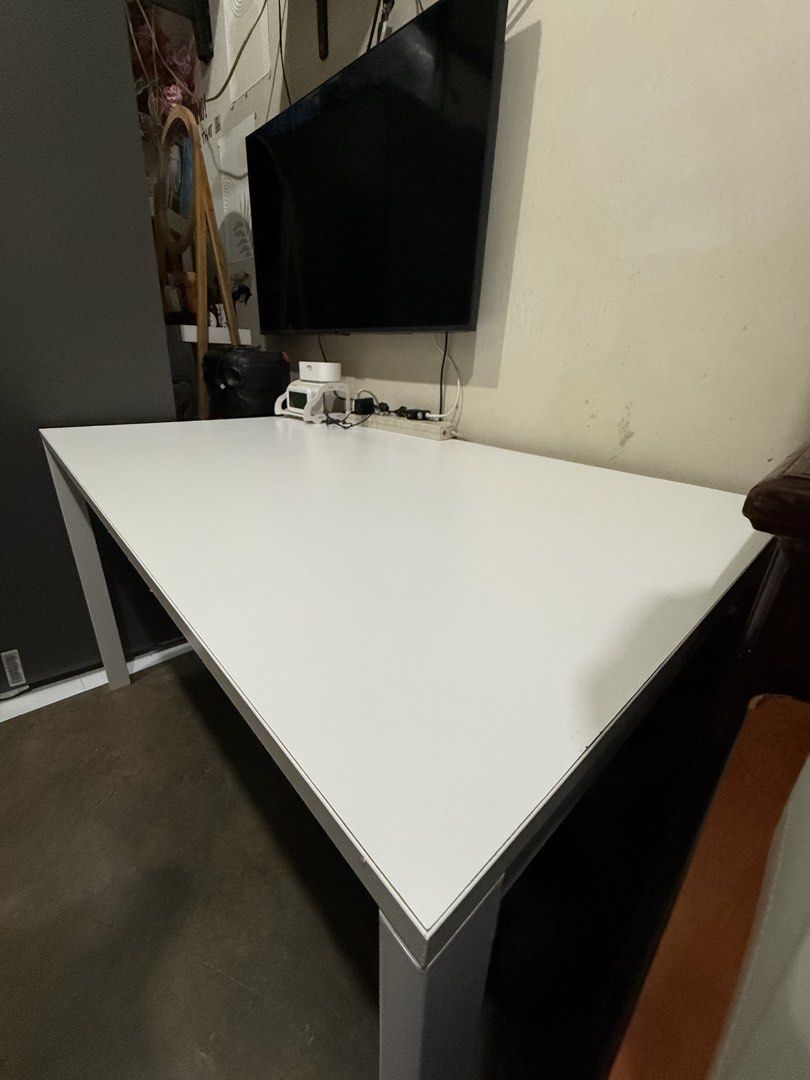 IKEA MELLTORP Table 702.801.01 White (Category: Tables & Sets) located in Antipolo. Submitted by manu15 (Listing ID 1469726588, Image 3). Description: Selling an original IKEA MELLTORP Table in solid white (125 x 75 cm). Key Specs: - Model / Article #: 702.801.01 - Dimensions: Length 125 cm | Width 75 cm | Height 72 cm - Materials: Durable white melamine tabletop with heavy-duty powder-coated steel frame & legs - Condition: Excellent physical qua