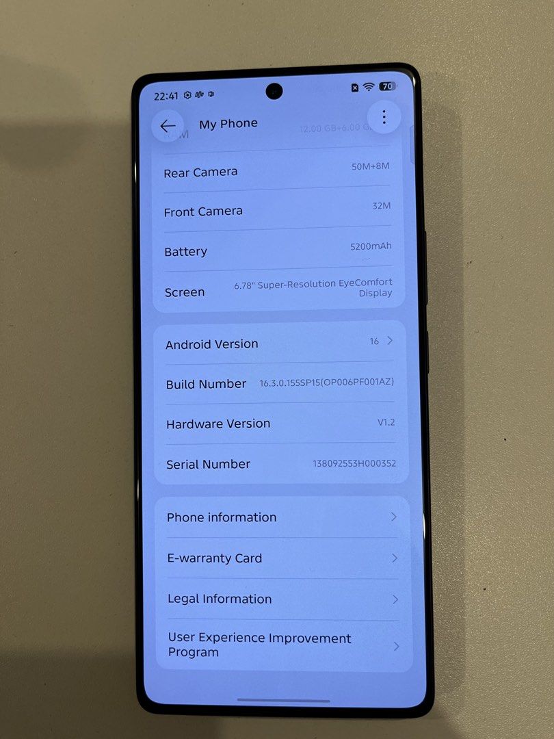 Infinix Note50 Pro 12GB RAM + 256GB ROM (Category: Android Others) located in Quezon City. Submitted by angxlmry (Listing ID 1469713196, Image 2). Description: Infinix NOTE 50 Pro 12GB RAM + 256GB ROM 📱 Price: ₱8,000 ✅ Inclusions: * Original box * Charger * 2 phone cases * Tempered glass * SIM ejector pin * S-VIP card 📌 Condition: * 6 months used only * Good as new and well-kept * Complete inclusions, just like when purchased * May very light s
