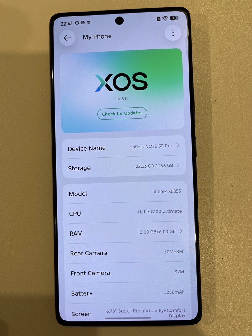Infinix Note50 Pro 12GB RAM + 256GB ROM (Category: Android Others) located in Quezon City. Submitted by angxlmry (Listing ID 1469713196, Image 1). Description: Infinix NOTE 50 Pro 12GB RAM + 256GB ROM 📱 Price: ₱8,000 ✅ Inclusions: * Original box * Charger * 2 phone cases * Tempered glass * SIM ejector pin * S-VIP card 📌 Condition: * 6 months used only * Good as new and well-kept * Complete inclusions, just like when purchased * May very light s