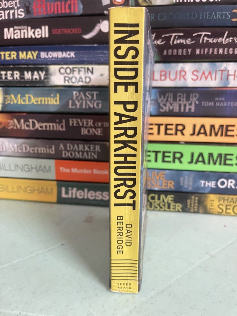 INSIDE PARKHURST by DAVID BERRIDGE (Category: Storybooks) located in General Trias. Submitted by kwinay.28 (Listing ID 1469646340, Image 2). Description: Preloved Book has spine crease, minimal foxing and lightly tanned edges..