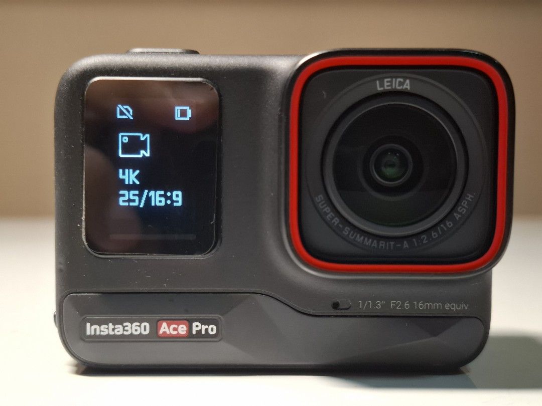 Insta360 Ace Pro v1 Action Camera with Accessories and Cases (Category: Video Cameras) located in Quezon City. Submitted by fathom.avant (Listing ID 1469728614, Image 1). Description: ***Overview: • Php15500. • Used — Like Mint Condition. • No known issues on my copy. • Screen lens protector applied on its LCD Screen • Dehumidifier stored whenever unused. • Lense just bought December 2023 • Interested buyers may test the unit by bringing their ow