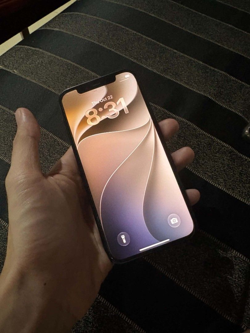 iPhone 12 (Category: iPhone 12 Series) located in Manila. Submitted by joweeeeeemmm (Listing ID 1469692922, Image 1). Description: FOR SALE: iPhone 12 64gb Price: ₱[10,500] Black 64GB Battery Health: 83% Unit itself walang cord.