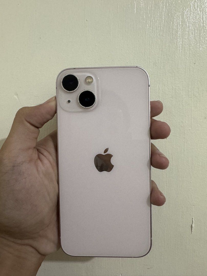 IPHONE 13 PINK (Category: iPhone 13 Series) located in Manila. Submitted by y2.girl (Listing ID 1469673728, Image 1). Description: For Sale or Swap sa iphone 11 na may add Iphone 13 Pink 256GB - Z/PA Local Variant - No History of Repair - TNT, SMART - 70% Battery Health - Malinaw Both Camera Inclusions: Case, Charger ISSUE: Dents, Scratches, Line sa gilid not affected on performance Price: 11k Fix.