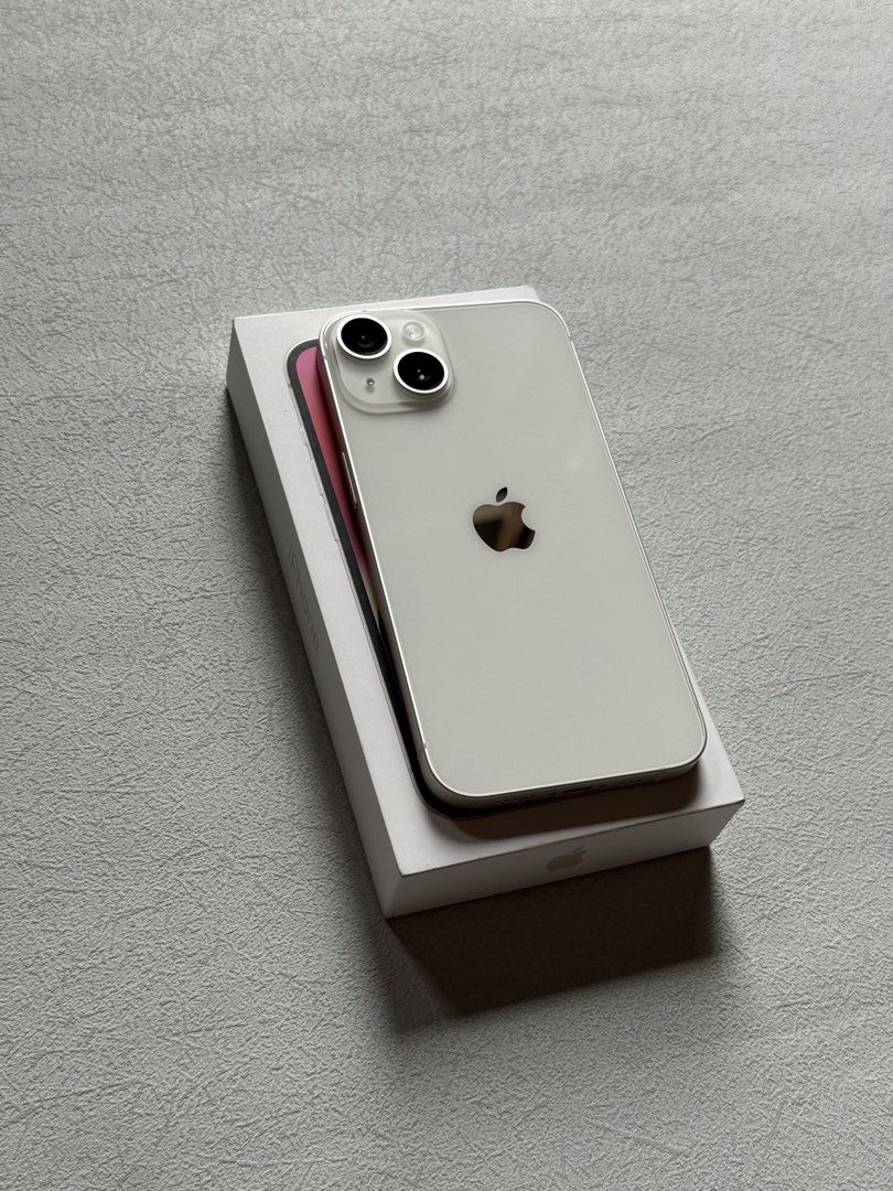 iPhone 14 128GB Starlight (Category: iPhone 14 Series) located in Quezon City. Submitted by apple__avenue (Listing ID 1469721650, Image 1). Description: Selling like-new iPhone 14 128GB, NTC, Factory-Unlocked (Openline), & Starlight. Bought from PowerMac, Battery health is 89%, with warranty. With Original Box, manuals, cord, & Power adapter. Installed with screen protector and free case! Meetups: Qc, Manila, Cubao, Marikina & nearby Shipping: LB