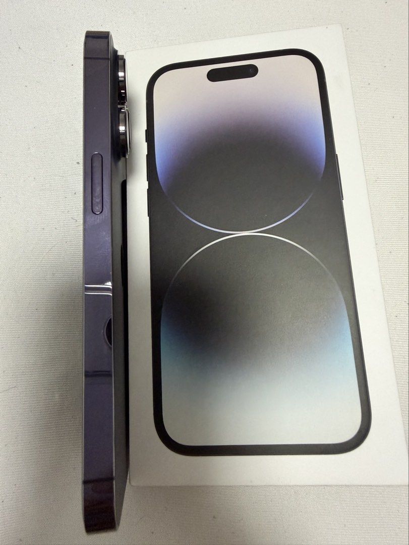Iphone 14 Pro 128gb (Category: iPhone 14 Series) located in Cavite. Submitted by jazz.shop (Listing ID 1469647110, Image 3). Description: No issue No dent No scratches - Model: iPhone 14 Pro - Color: Deep Purple - Condition: Excellent, no issues/defects - Inclusions: Original box included - Features: Pro camera system, Dynamic Island, smooth display - Shipping: Available via courier or we do meet up .