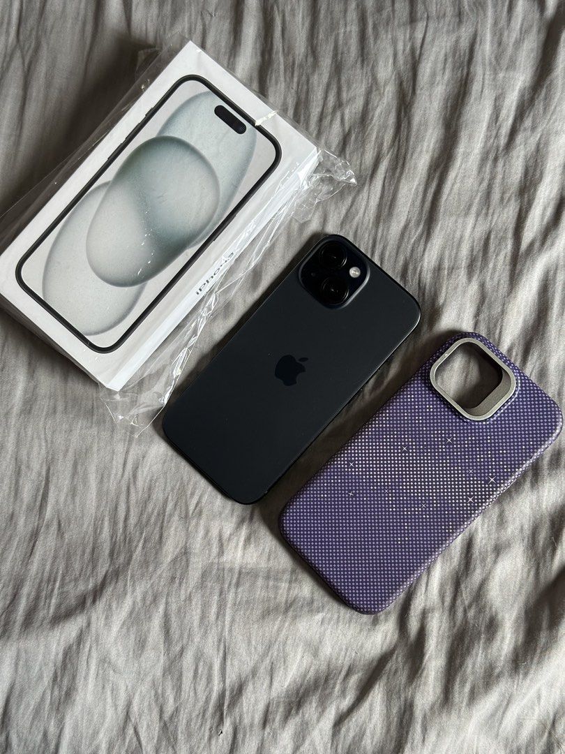 Iphone 15 128GB with Warranty (Category: iPhone 15 Series) located in Caloocan City. Submitted by france_08 (Listing ID 1469610396, Image 1). Description: For Sale: Iphone 15 128GB Price: 26,000 Condition: Almost Brand New Infos: -Warranty until January 1, 2027 -128GB -87% Battery Health -378 Cycle Count -Factory Unlock -Working Face ID & True Tone Inclusion: -Original Box -x1 Case Issue: -Minor scratches due to case Meetups: -SM Novaliches, SM C