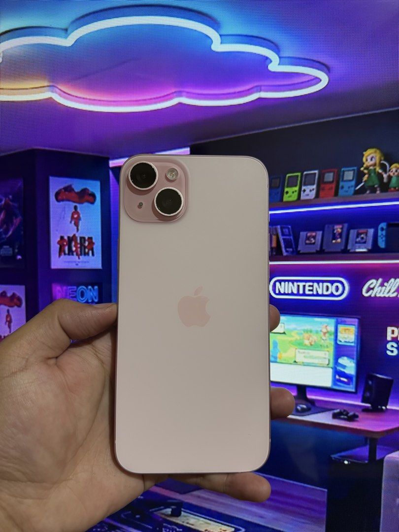 iPhone 15 Plus 128gb Pink (Category: iPhone 15 Series) located in Baguio. Submitted by krixchanjulius (Listing ID 1469635086, Image 1). Description: iPhone 15 Plus 128gb Pink ₱26,990 •No sim restriction(Anysim) •ZA/A Singapore Variant(Dual physical sim) •True Tone Working •Face ID Working •87% Original Battery Health •iOS 27.0 •No iCloud issue •Unli Reset/Unli update •Front and back camera super clear •All original parts •No history of repair •Ma