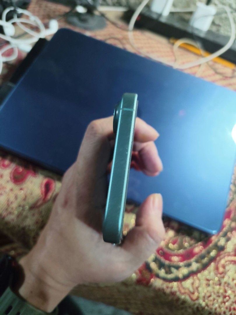 iphone 16 Plus 128 GB (Category: iPhone 16 Series) located in Pasig City. Submitted by jhaminocencio08 (Listing ID 1469741212, Image 3). Description: - Model: iPhone 16 Plus - Storage: 128 GB - Color: Teal - Battery Health: 100% - Condition: Excellent physical and working condition, carefully handled - Meetup Locations: Barangay Santolan Pasig.