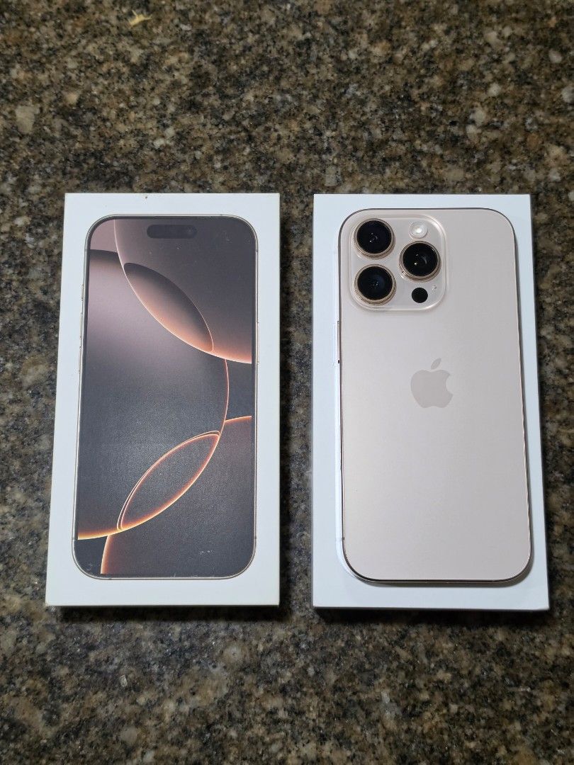 iPhone 16 Pro 128GB (Category: iPhone 16 Series) located in Caloocan City. Submitted by mhdooma (Listing ID 1469662112, Image 1). Description: iPhone 16 Pro 128GB Desert Titanium (88% Battery Health) Unlocked Local Variant Orig Box Included Cases Included Loc. North Caloocan 37K .