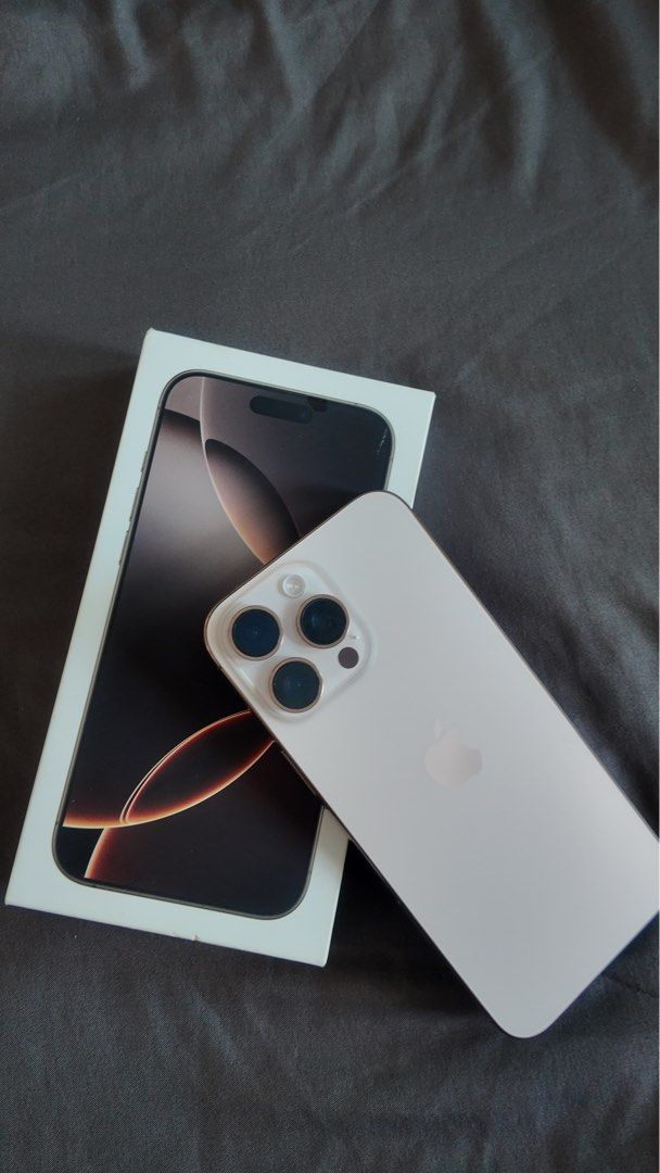 Iphone 16 Pro Max 256gb (Category: iPhone 16 Series) located in Manila. Submitted by ynasora (Listing ID 1469627721, Image 1). Description: FOR SALE: iPhone 16 Pro Max 256GB ✨ Lady-owned and well-cared-for! Inclusions: * iPhone 16 Pro Max 256GB * Charger * 15 pcs. phone cases 🤍 💗 Lady-owned 💗 Complete with accessories and extra cases 💗 Ready for its new owner! 💰 Price: 50,000Php 📍 Location: Makati Ave 📩 Message me for inquiries or more det