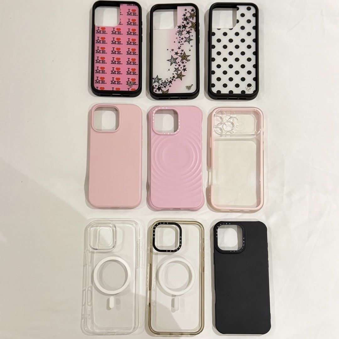 Iphone 16 Pro Max Case (Category: Cases & Sleeves) located in Quezon City. Submitted by sonnyaddict (Listing ID 1469734281, Image 1). Description: Take all for 1,200 only - all are in good to mint condition - rfs: upgraded to 17pm.