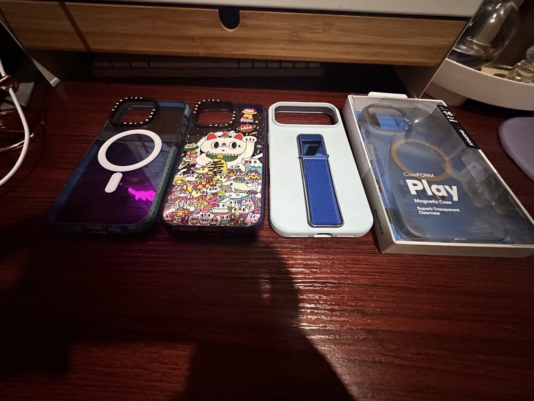 iPhone 16 Pro Max cases (Category: Cases & Sleeves) located in Quezon City. Submitted by lableeyy (Listing ID 1469583313, Image 2). Description: Decluttering 📱✨ Selling 4 iPhone Pro Max cases for only ₱300 (all 4 na!) PM if interested! 😊.