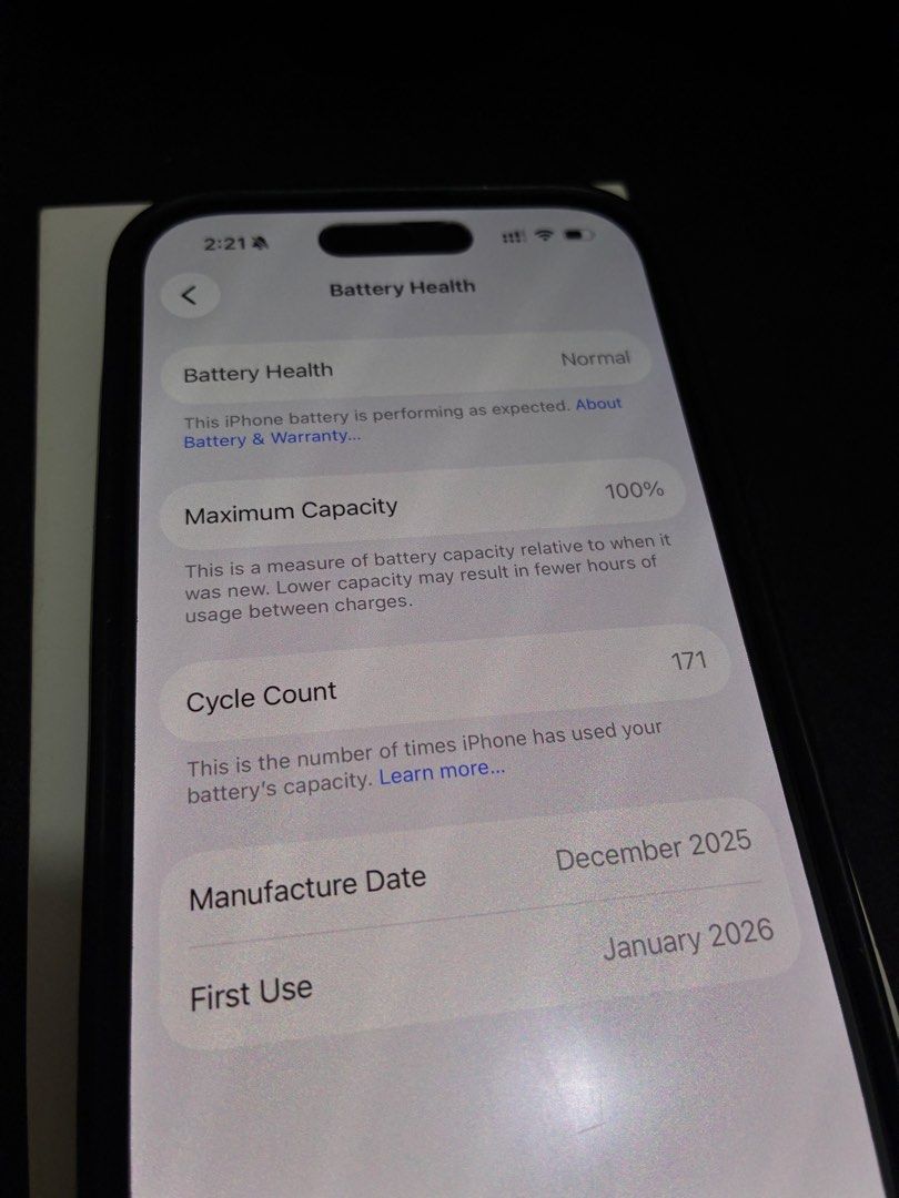 iPhone 17 Black 256GB (Category: iPhone 17 Series) located in General Trias. Submitted by tagasouth01 (Listing ID 1469628232, Image 3). Description: ✅ 100% battery health ✅ 256GB storage ✅ warranty until January 21, 2027 (powermac) ✅ no repair history ✅ rfs: need cash asap.