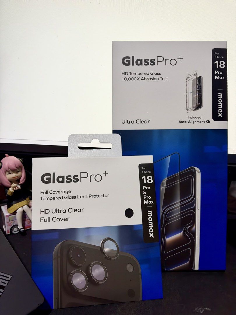 iPhone 18 Pro Max Tempered Glass (Category: Other Mobile & Gadget Accessories) located in Manila. Submitted by ashleymerc (Listing ID 1469636740, Image 1). Description: - Momax iPhone 18 Pro Max Tempered Glass and Lens Protector - Brand New - PHP 990.