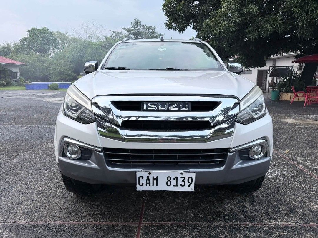 Isuzu Mu-X (Category: Used Cars) located in Manila. Submitted by eln_cars_dexter_uy (Listing ID 1469722808, Image 1). Description: 2019 ISUZU MUX BLUE POWER TOP OF THE LINE First owner acquired Pearl white Powerful engine yet economical Matic trans ( tiptronic + - ) All power Keyless entry Push start / smart key Steering control Touchscreen cd/dvd/ headunit With 10inch roofmount lcd monitor With back camera Power seat Leather seats New tires and 