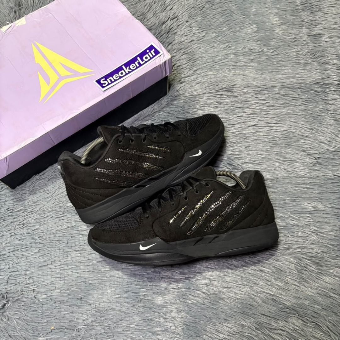 Ja 2 Black Label | 10 US (Category: Sneakers) located in Manila. Submitted by miczfilomenoo (Listing ID 1469743508, Image 1). Description: Sale | Trade Ja 2 Black Label Size 10M Used | With box | Rep laces ₱4,495 @sneakerlairph on ig!.