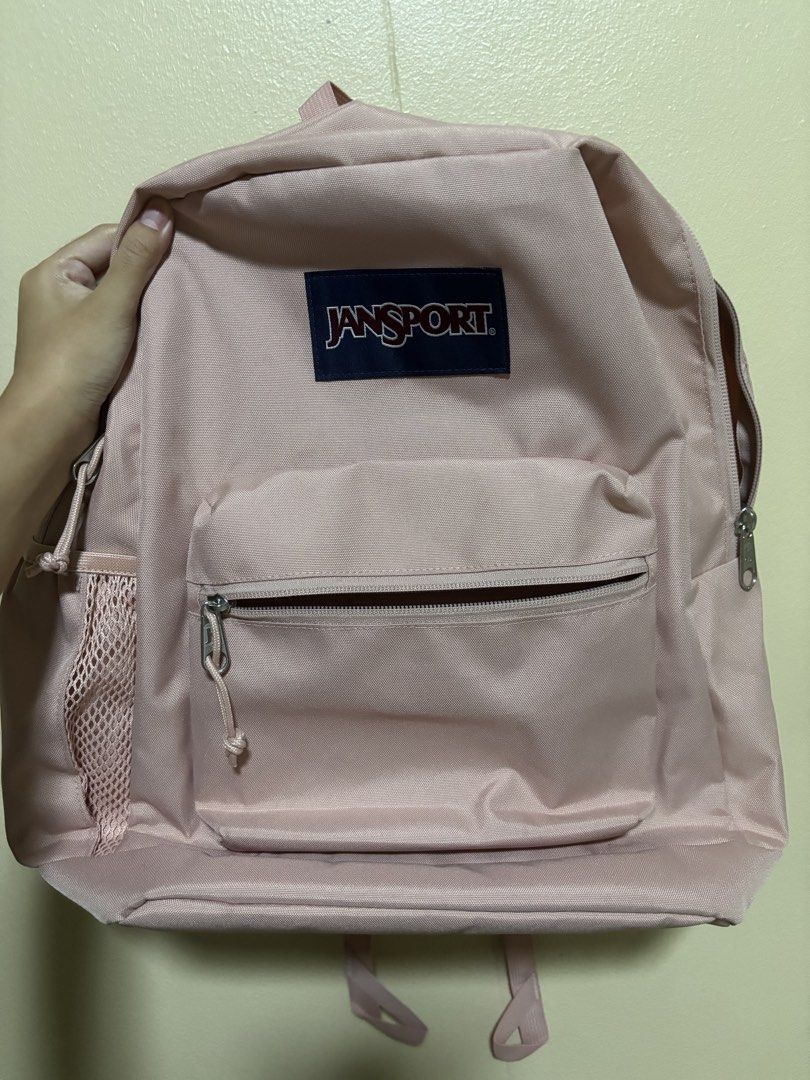 Jansport rose pink backpack 26L (Category: Backpacks) located in Quezon City. Submitted by goldbrews (Listing ID 1469665755, Image 1). Description: Jansport classic backpack - with side pocket - with laptop sleeve inside - 26L regular size - fits 14” MacBook inside .